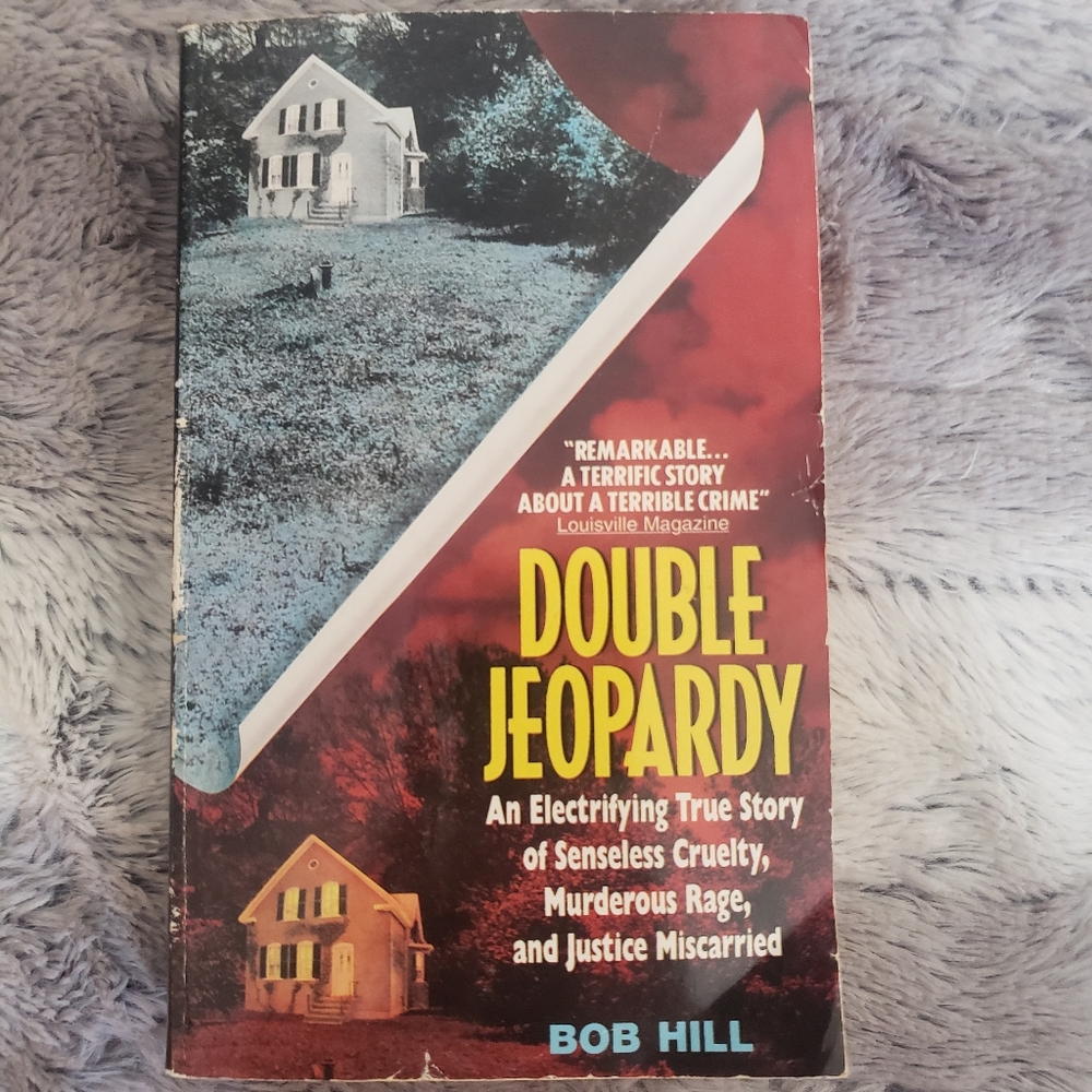 Double Jeopardy by Bob Hill - Red and Blue Paperback True Crime